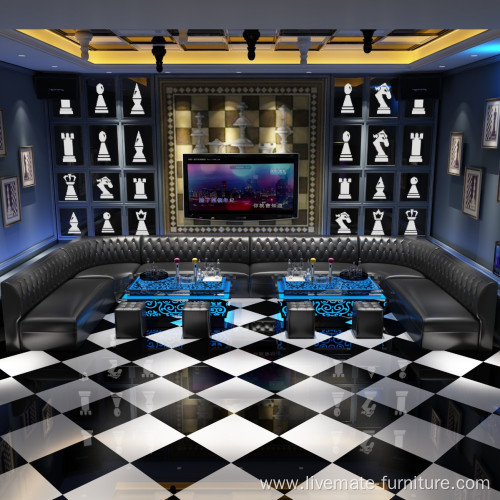 night club modular lounge nail bar sofa furniture